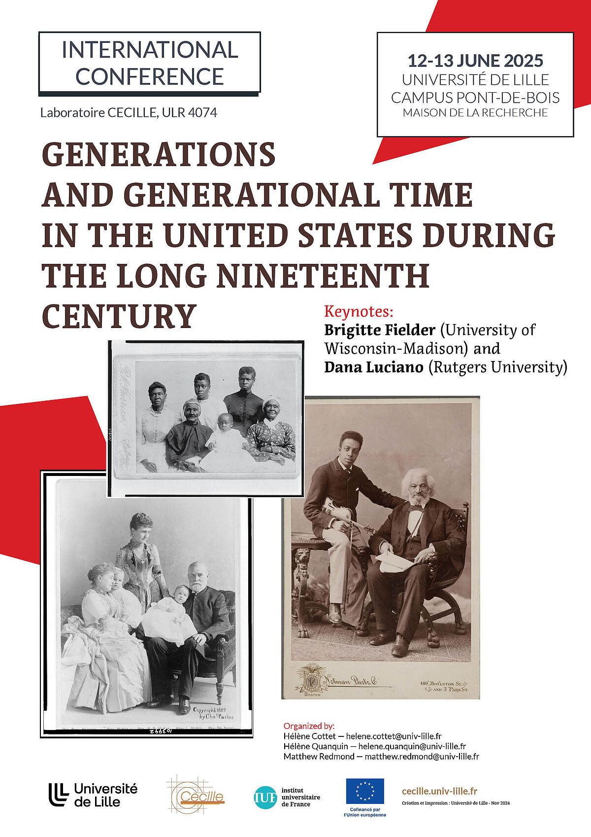Colloque "Generations and Generational Time in the United States During ...